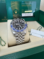 Load image into Gallery viewer, Rolex GMT-Master II "BatGirl" 2025 126710BLNR Jubilee