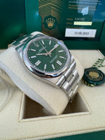 Load image into Gallery viewer, Rolex Oyster Perpetual 41mm 2023 Green Dial 124300