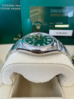 Load image into Gallery viewer, Rolex Oyster Perpetual 41mm 2023 Green Dial 124300