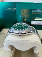 Load image into Gallery viewer, Rolex Oyster Perpetual 41mm 2023 Green Dial 124300