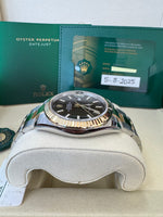 Load image into Gallery viewer, Rolex Datejust 41 Black Index Dial 126333 2025 Oyster