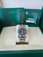 Load image into Gallery viewer, Rolex Datejust 41 Black Index Dial 126333 2025 Oyster