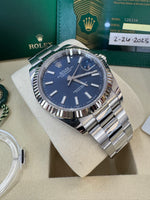 Load image into Gallery viewer, Rolex Datejust 41mm 126334 2025 Blue Index Dial Oyster