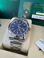 Load image into Gallery viewer, Rolex Datejust 41mm 126334 2025 Blue Index Dial Oyster