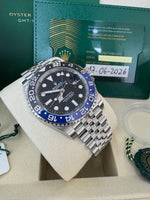 Load image into Gallery viewer, Rolex GMT-Master II "BatGirl" 2026 126710BLNR Jubilee