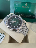 Load image into Gallery viewer, Rolex Datejust 41mm 126334 2026 Green Ombre Dial Jubilee