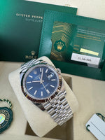 Load image into Gallery viewer, Rolex Datejust 41mm 126334 2026 Blue Index Dial Jubilee