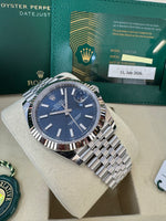 Load image into Gallery viewer, Rolex Datejust 41mm 126334 2026 Blue Index Dial Jubilee