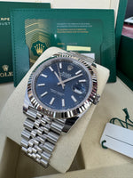 Load image into Gallery viewer, Rolex Datejust 41mm 126334 2026 Blue Index Dial Jubilee