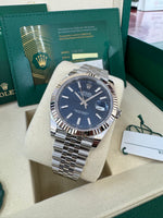 Load image into Gallery viewer, Rolex Datejust 41mm 126334 2026 Blue Index Dial Jubilee