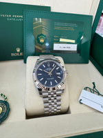 Load image into Gallery viewer, Rolex Datejust 41mm 126334 2026 Blue Index Dial Jubilee