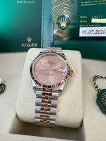 Load image into Gallery viewer, Rolex Datejust 31mm 278271 2026 Pink Roman Dial Jubilee