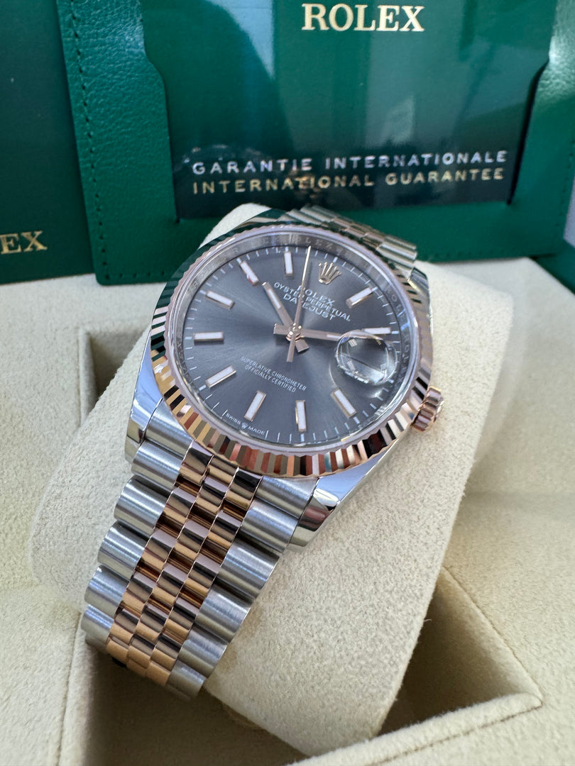 Rolex Datejust 36mm 126231 2024 Slate Dial Jubilee