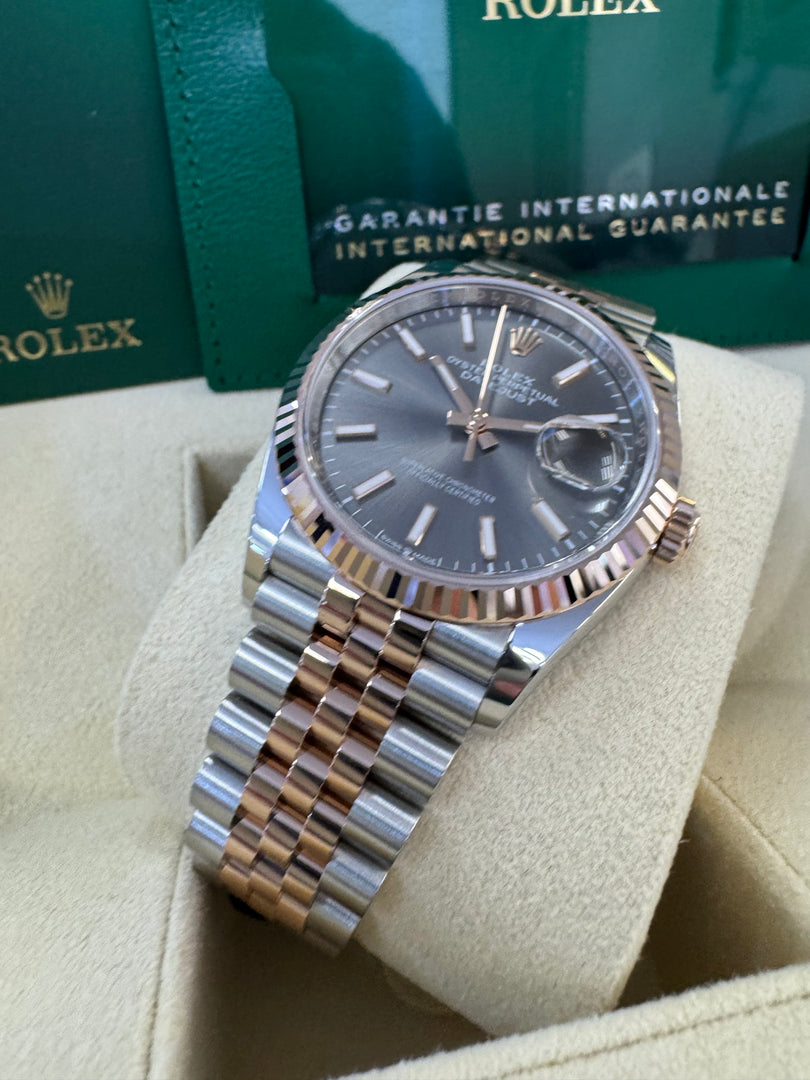 Rolex Datejust 36mm 126231 2024 Slate Dial Jubilee
