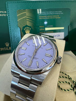 Load image into Gallery viewer, Rolex Oyster Perpetual 41mm 2026 Lavender Dial 134300