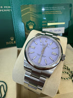 Load image into Gallery viewer, Rolex Oyster Perpetual 41mm 2026 Lavender Dial 134300