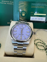Load image into Gallery viewer, Rolex Oyster Perpetual 41mm 2026 Lavender Dial 134300