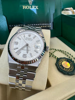 Load image into Gallery viewer, Rolex Land-Dweller 40mm 127334 2026 Silver Honeycomb Dial