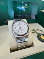 Load image into Gallery viewer, Rolex Land-Dweller 40mm 127334 2026 Silver Honeycomb Dial