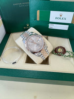 Load image into Gallery viewer, Rolex Datejust 41 Sundust Diamond Dial 126331 2018 Jubilee