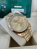 Load image into Gallery viewer, Rolex Day-Date 40 2020 Champagne Diamond Dial 228238