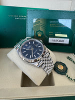 Load image into Gallery viewer, Rolex Datejust 41mm 126334 2026 Blue Index Dial Jubilee
