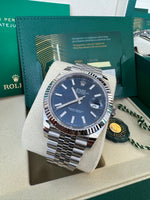 Load image into Gallery viewer, Rolex Datejust 41mm 126334 2026 Blue Index Dial Jubilee