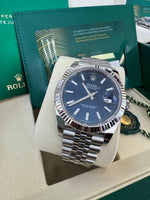 Load image into Gallery viewer, Rolex Datejust 41mm 126334 2026 Blue Index Dial Jubilee