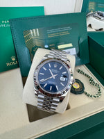 Load image into Gallery viewer, Rolex Datejust 41mm 126334 2026 Blue Index Dial Jubilee