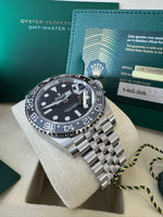 Load image into Gallery viewer, Rolex GMT-Master II "Bruce Wayne" 2026 126710GRNR Jubilee New Wood Card