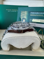 Load image into Gallery viewer, Rolex GMT-Master II "Bruce Wayne" 2026 126710GRNR Jubilee New Wood Card
