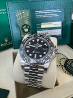 Load image into Gallery viewer, Rolex GMT-Master II "Bruce Wayne" 2026 126710GRNR Jubilee New Wood Card