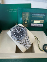 Load image into Gallery viewer, Rolex GMT-Master II "Bruce Wayne" 2026 126710GRNR Jubilee New Wood Card