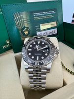 Load image into Gallery viewer, Rolex GMT-Master II "Bruce Wayne" 2026 126710GRNR Jubilee New Wood Card