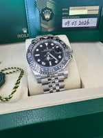 Load image into Gallery viewer, Rolex GMT-Master II "Bruce Wayne" 2026 126710GRNR Jubilee New Wood Card