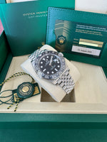 Load image into Gallery viewer, Rolex GMT-Master II "Bruce Wayne" 2026 126710GRNR Jubilee Full Stickers New Wood Card