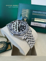 Load image into Gallery viewer, Rolex GMT-Master II "Bruce Wayne" 2026 126710GRNR Jubilee Full Stickers New Wood Card