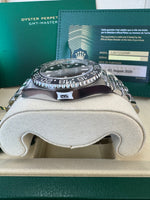 Load image into Gallery viewer, Rolex GMT-Master II "Bruce Wayne" 2026 126710GRNR Jubilee Full Stickers New Wood Card