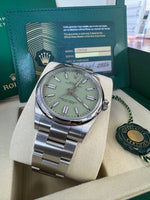 Load image into Gallery viewer, Rolex Oyster Perpetual 41mm 2026 Pistachio Dial 134300