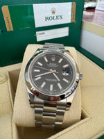 Load image into Gallery viewer, Rolex Datejust II 41mm 116300 2015 Black Dial Oyster