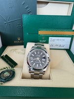 Load image into Gallery viewer, Rolex Datejust II 41mm 116300 2015 Black Dial Oyster