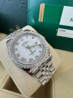 Load image into Gallery viewer, Rolex Datejust 36mm 116200 2016 White Roman Dial Jubilee