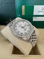 Load image into Gallery viewer, Rolex Datejust 36mm 116200 2016 White Roman Dial Jubilee
