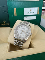 Load image into Gallery viewer, Rolex Datejust 36mm 116200 2016 White Roman Dial Jubilee