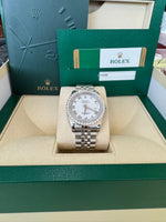 Load image into Gallery viewer, Rolex Datejust 36mm 116200 2016 White Roman Dial Jubilee