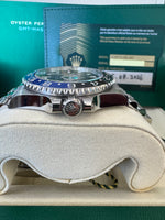 Load image into Gallery viewer, Rolex GMT-Master II "BatGirl" 2026 126710BLNR Jubilee WoodCard