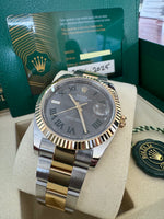 Load image into Gallery viewer, Rolex Datejust 41 Black Wimbeldon Dial 126333 2025 Oyster