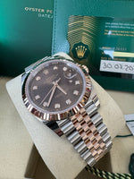 Load image into Gallery viewer, Rolex Datejust 41 Chocolate Diamond Dial 126331 2026 Jubilee