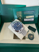 Load image into Gallery viewer, Rolex Datejust 41mm 126300 2026 Blue Index Jubilee