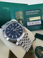 Load image into Gallery viewer, Rolex Datejust 41mm 126300 2026 Blue Index Jubilee